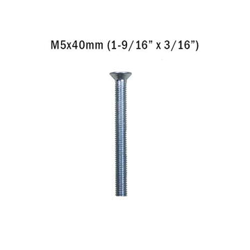 M5 X 40mm Countersunk Screw, Inside Operation